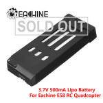 Eachine E58 WiFi FPV RC Quadcopter Spare Parts 3.7V 500MAH Lipo Battery Replacement